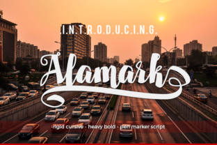 Alamark: A Bold Script Font for Digital Impact