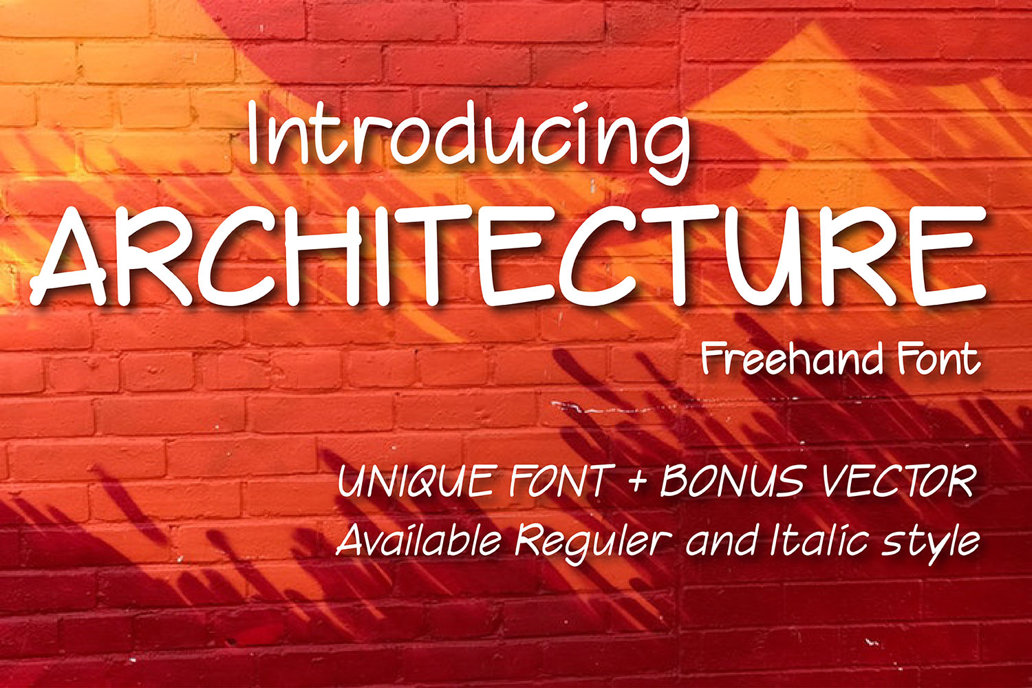 Architecture Font: A Clean Handwritten Typeface for Web Design