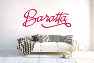 Baratta Font Review: A Playful Script for Bold Branding