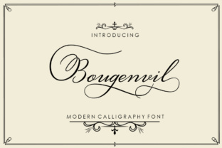 Bougenvil: A Script Font for High-Impact Campaigns