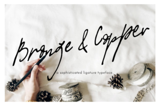 Bronze Copper: A Handwritten Typeface for Unique Branding