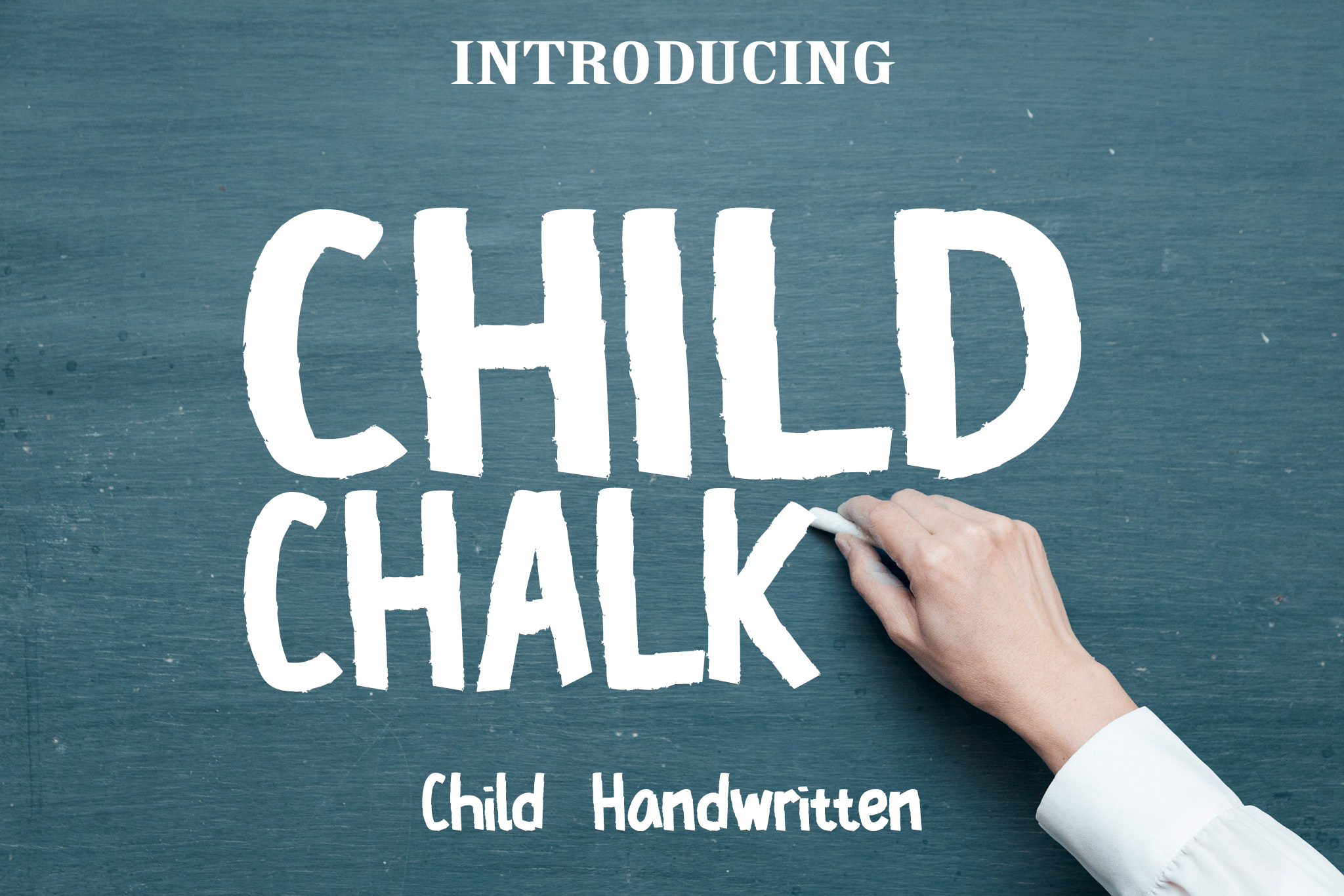 Child Chalk: A Playful Typeface for Digital Design