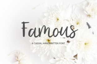 Famous: A Romantic Script Font for Branding