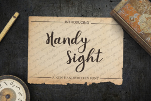 Handy Sight: A Modern Script Font for Web Design