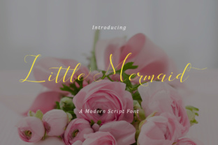 Little Mermaid Font: A Dancer’s Touch for Handmade Labels