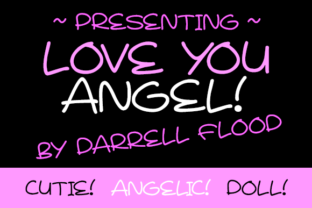 Love You Angel: A Hand-Drawn Font for Editorial Warmth