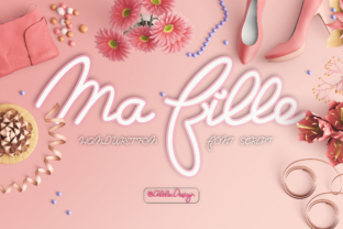 Ma Fille: A Playful Script Font for Web Design