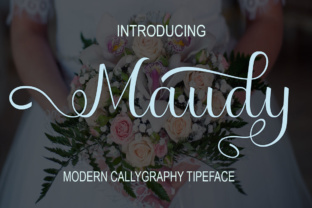 Maudy: A Handwritten Typeface for Editorial Charm