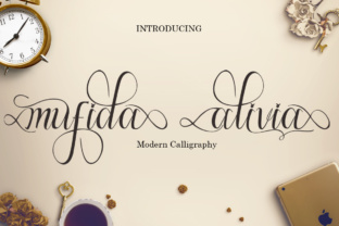 Mufida Aivia: A Fluid Script Font for Modern Campaigns