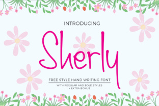 Sherly: A Handwritten Font for Digital Design