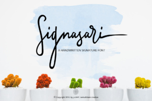 Signasari Extras: A Graceful Typeface for Makers
