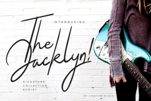 The Jacklyn: A Modern Script Font for Editorial Design