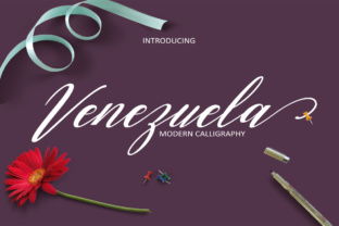 Venezuela Font: Elegant Script for Crafters
