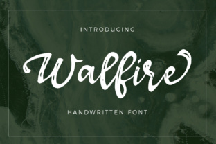 Walfire: A Bold Script Font for Brand Identity