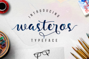 Wasteros Typeface: A Hand-Brushed Script for Makers