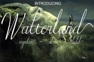 Watterland: The Script Font for Scroll-Stopping Brand Visuals