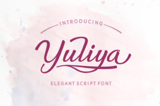 Yuliya: A Romantic Script Font for Makers